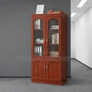 Office Cabinet; Two Doors Mahogany Executive Cabinet