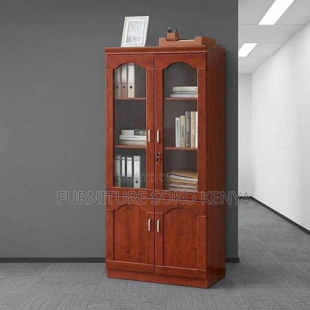 Office Cabinet; Two Doors Mahogany Executive Cabinet - thumbnail 5