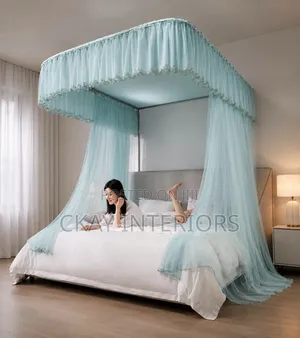 Give Your Bed a Beautiful Canopy With Round Mosquito Nets
