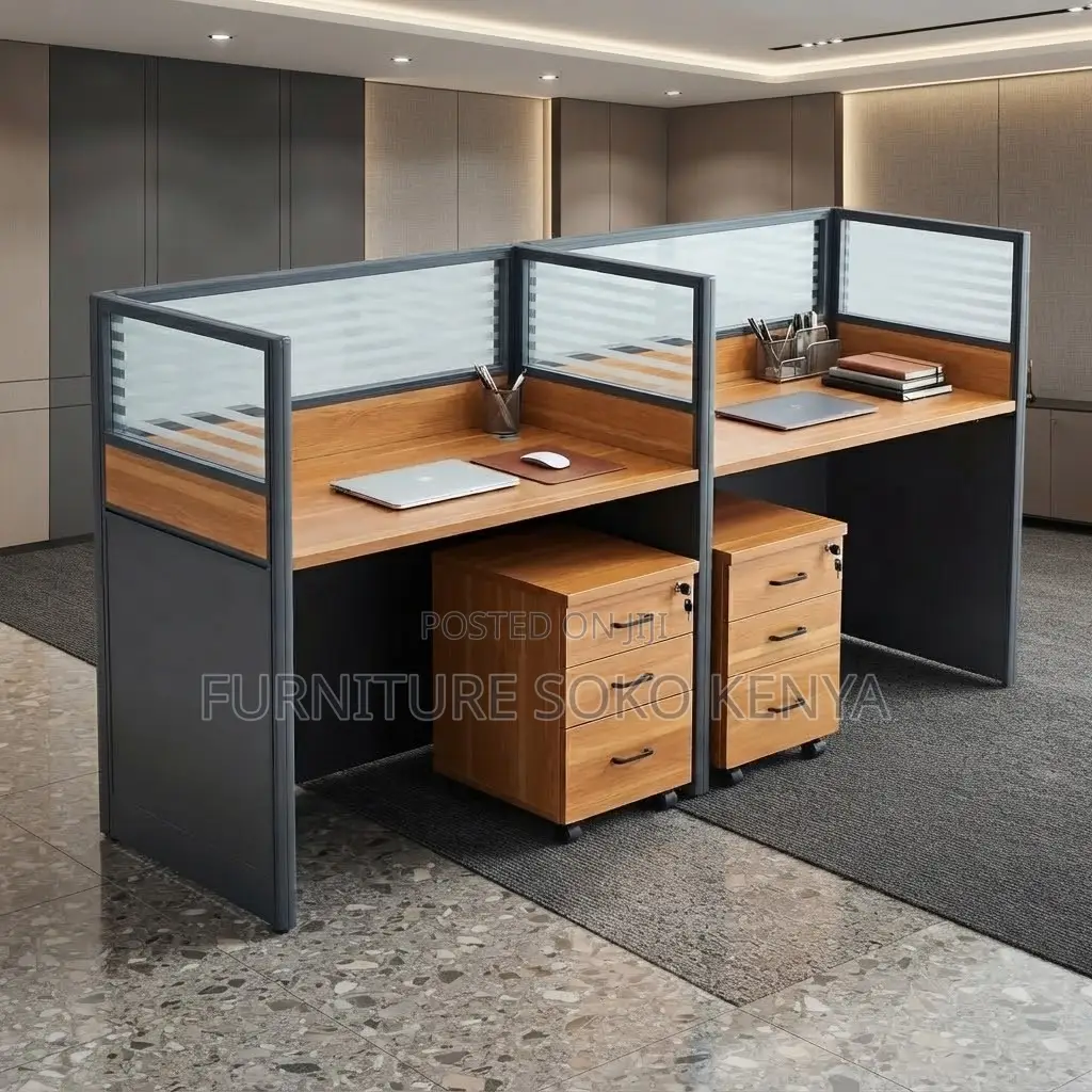 Workstations; Two Users Straight Workstation Desk