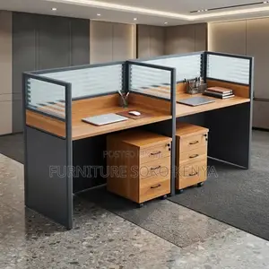 Workstations; Two Users Straight Workstation Desk