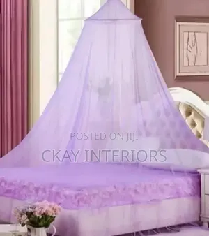 Round Net, Cosy Bed, Peaceful Nights Purple Round Mosquito Nets