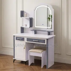 Dressers; White Home Dressing Room Vanity Set