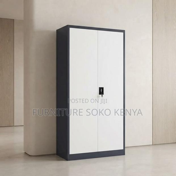 Office Cabinet; Two Doors Stainless Lockable Documents Office Cabinet - thumbnail 4