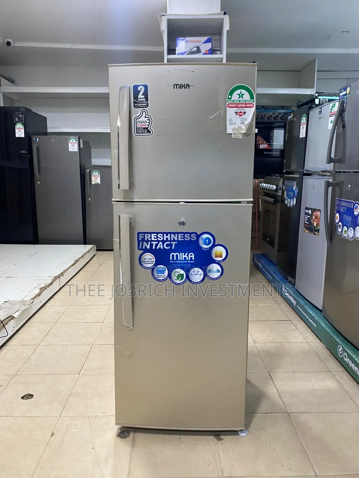 Mika 265 Litres Double Door Refrigerator