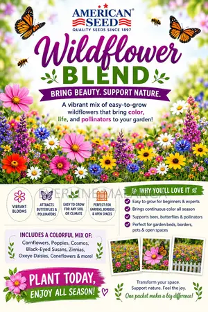 American Wildflower Seeds Blend