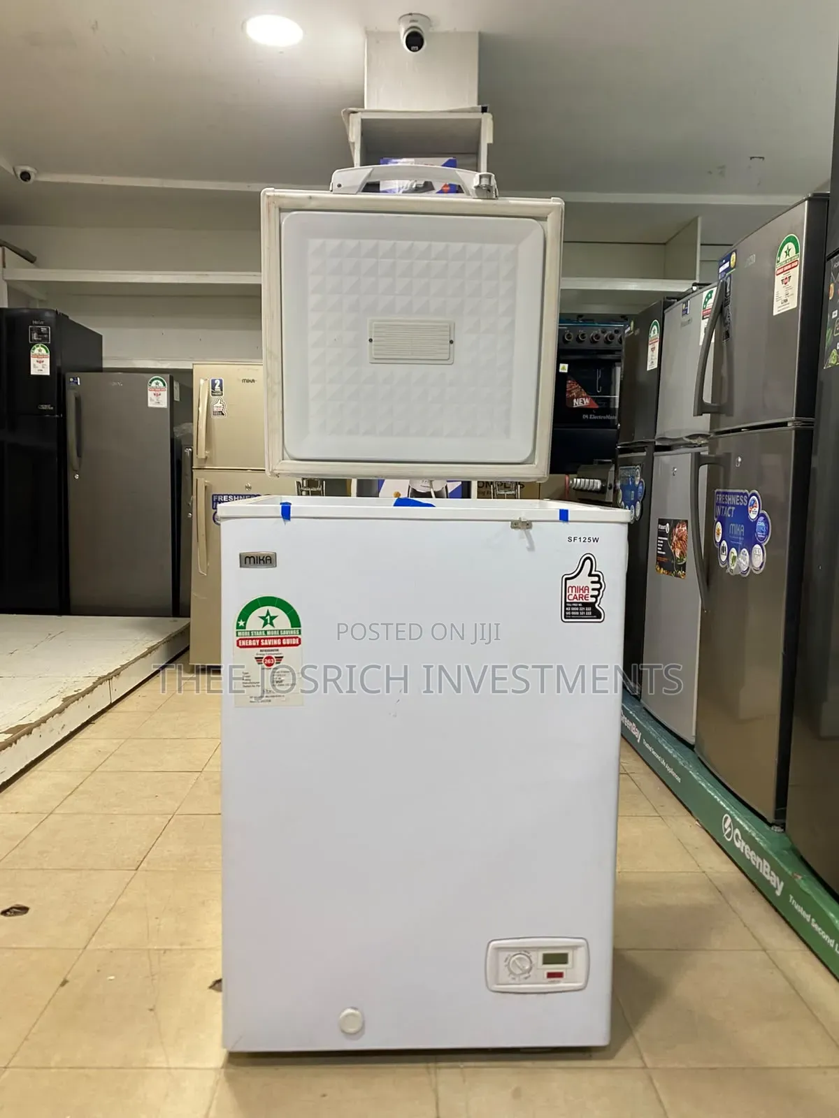 White Mika Chest Freezer 100 Litres