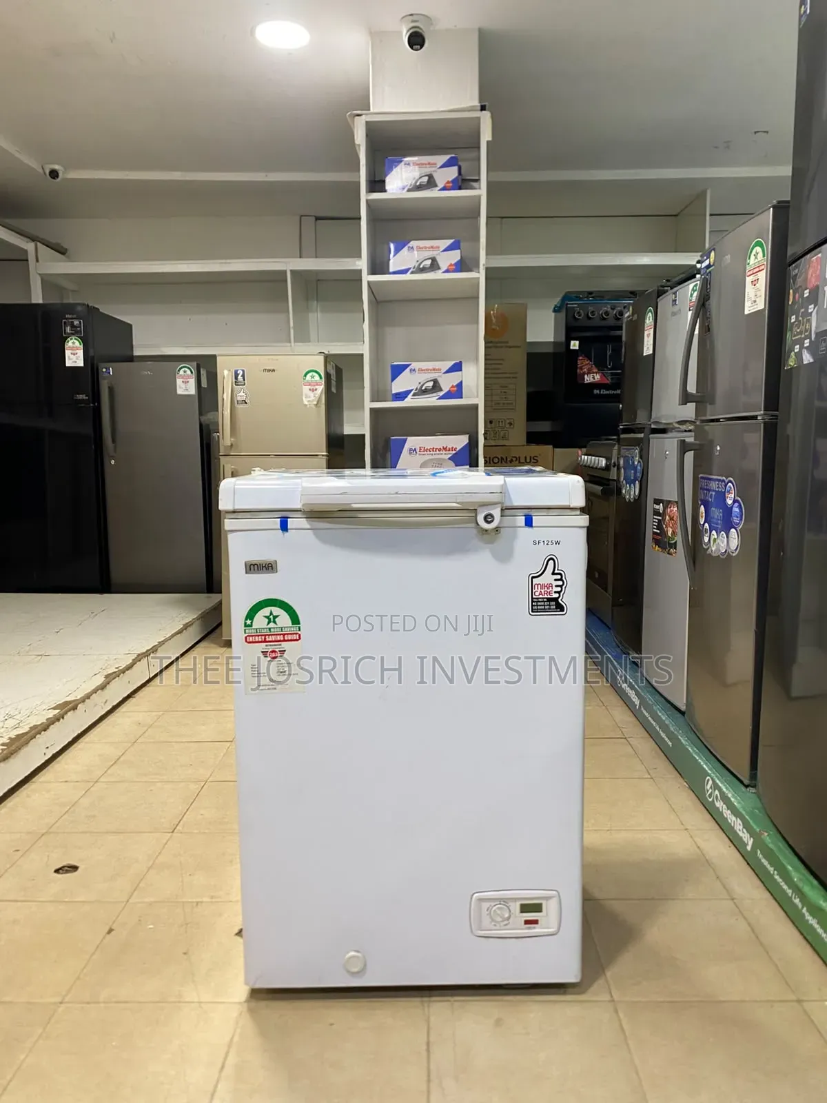 White Mika Chest Freezer 100 Litres