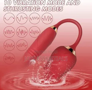 2 in 1 Rose and Dildo Ladies Sex Toy