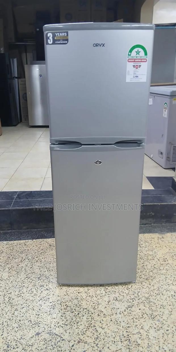 Oryx Mika 138 Litres Double Door Refrigerator Silver - thumbnail 2