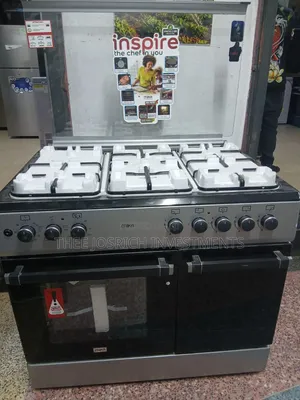 90*60 Mika 4+2 Standing Cooker With Electric Oven and Gas Compatement