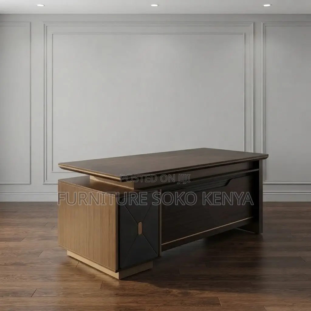 Office Desk; L-Shaped 1600mm Executive Desk With Drawer