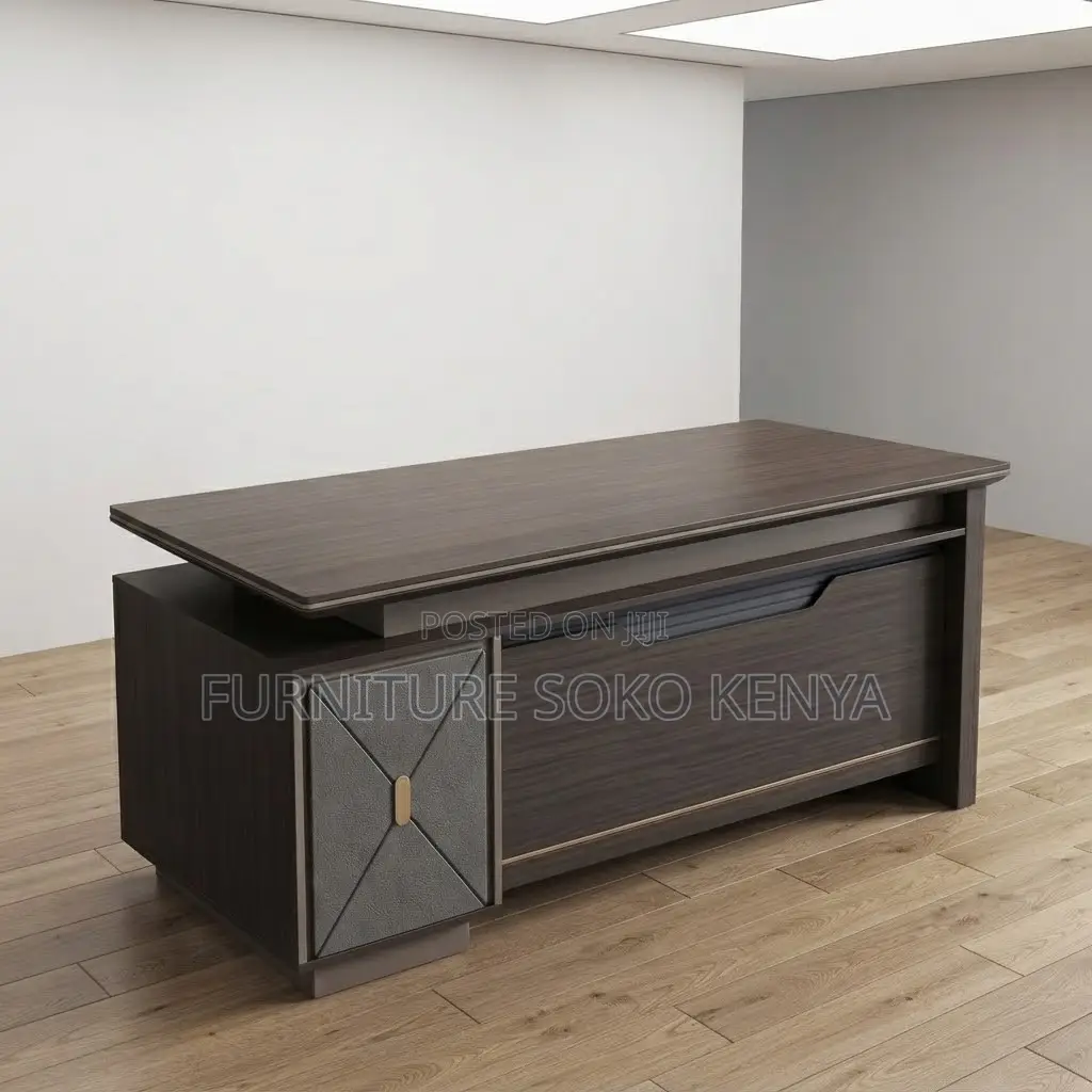 Office Desk; L-Shaped 1600mm Executive Desk With Drawer