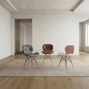 Home Chairs; Eames Padded Mid Back Dining Chair