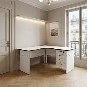 Office Desk; White 1200MM Curved Home Office Study Desk