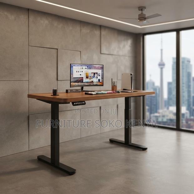 Office Desk; 1.6m Electric Home Studios Adjustable Table - thumbnail 2