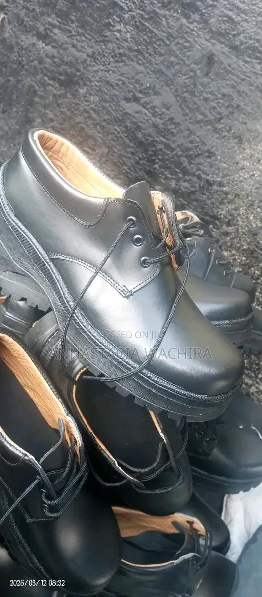 Pure Leather School Shoes - thumbnail 2