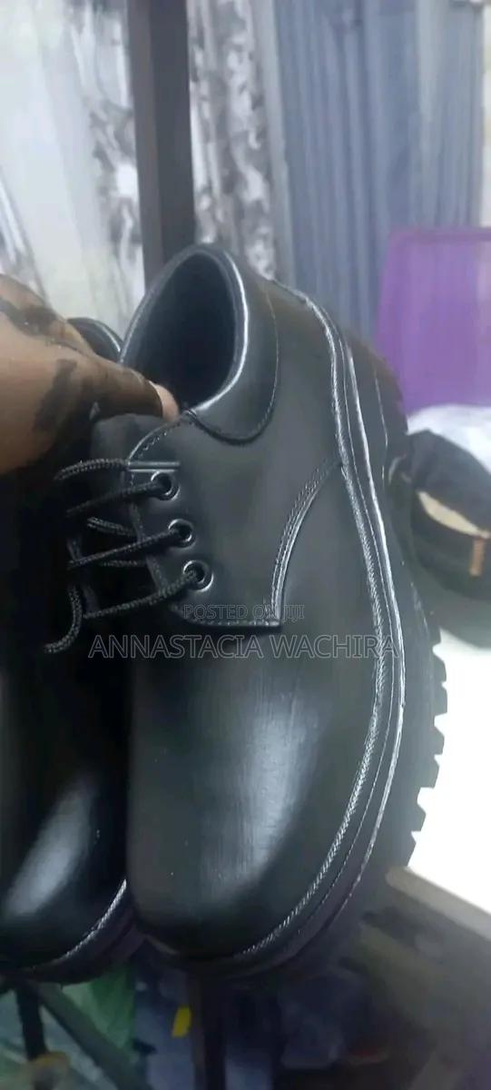 Pure Leather School Shoes - thumbnail 4