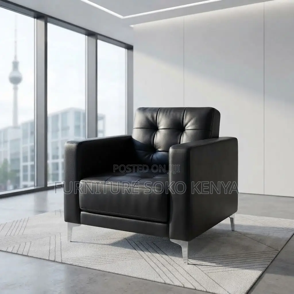 Office Sofa; One-Seater Executive Office Sofa