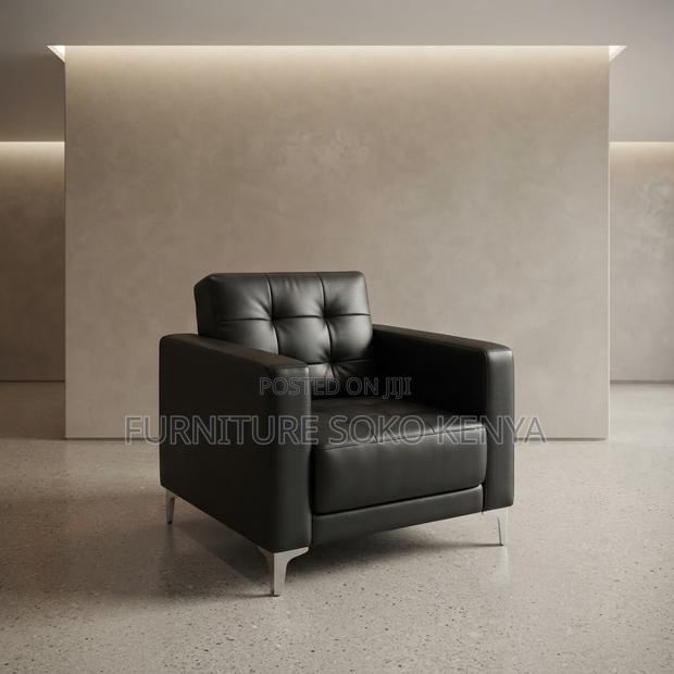 Office Sofa; One-Seater Executive Office Sofa - thumbnail 2