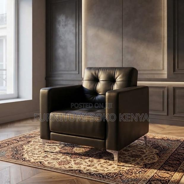 Office Sofa; One-Seater Executive Office Sofa - thumbnail 5