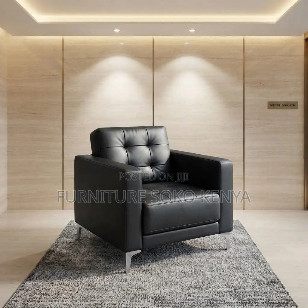 Office Sofa; One-Seater Executive Office Sofa