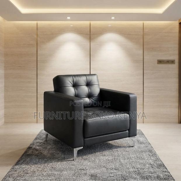 Office Sofa; One-Seater Executive Office Sofa - thumbnail 6