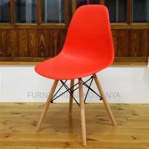 Home Chairs; Red Vintage Dining Eames Chair