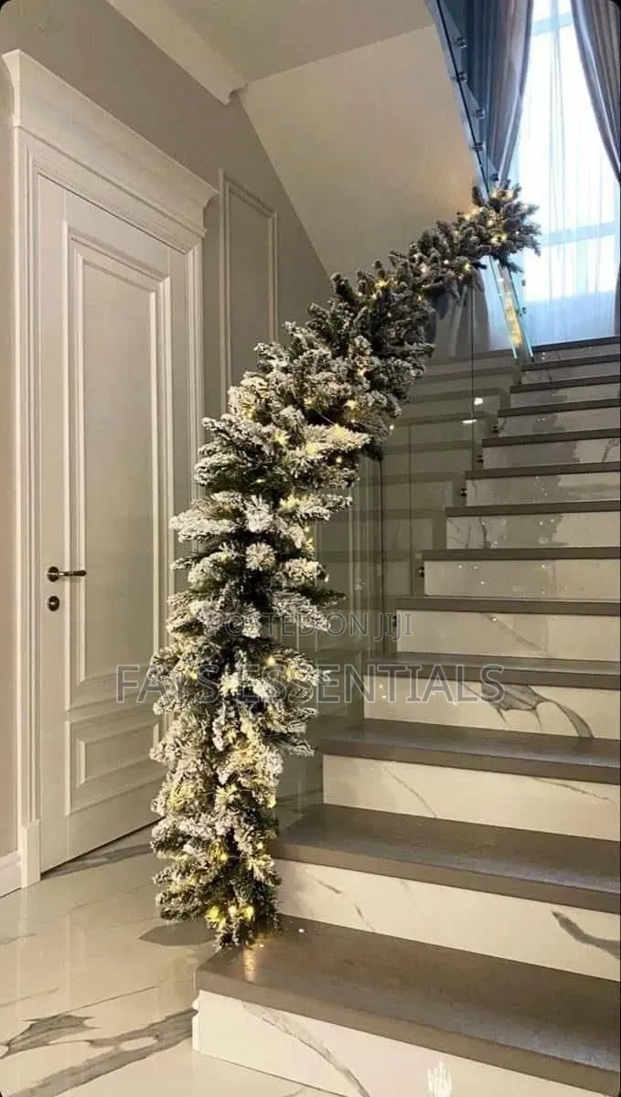 Snow Flocked Garland