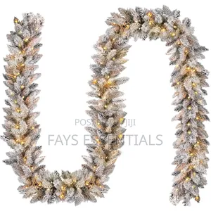 Snow Flocked Garland