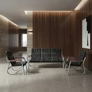 Office Sofa; Leather Executive Five Seaters Urban Offices Sofa Set