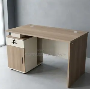 Office Desk; Executive 140cm Brown Desk
