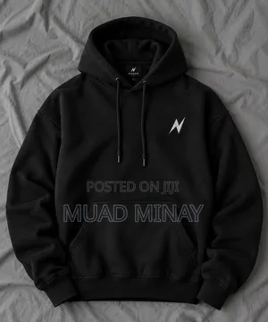 White and Black Hoodie
