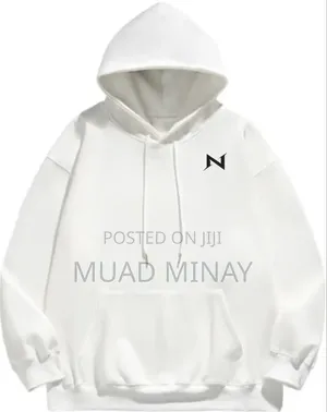 White and Black Hoodie