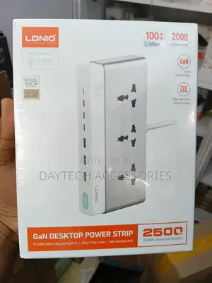 Ldnio Sc3 10-in-1 Gan 100w Pd 2500w AC Desktop Charging Station