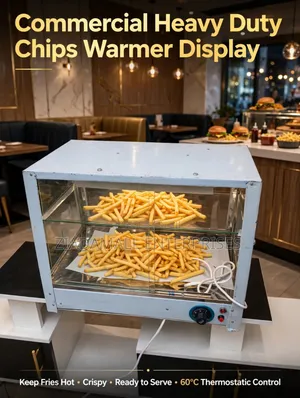Commercial Heavy Duty Chips Warmer Display - Food Warmer