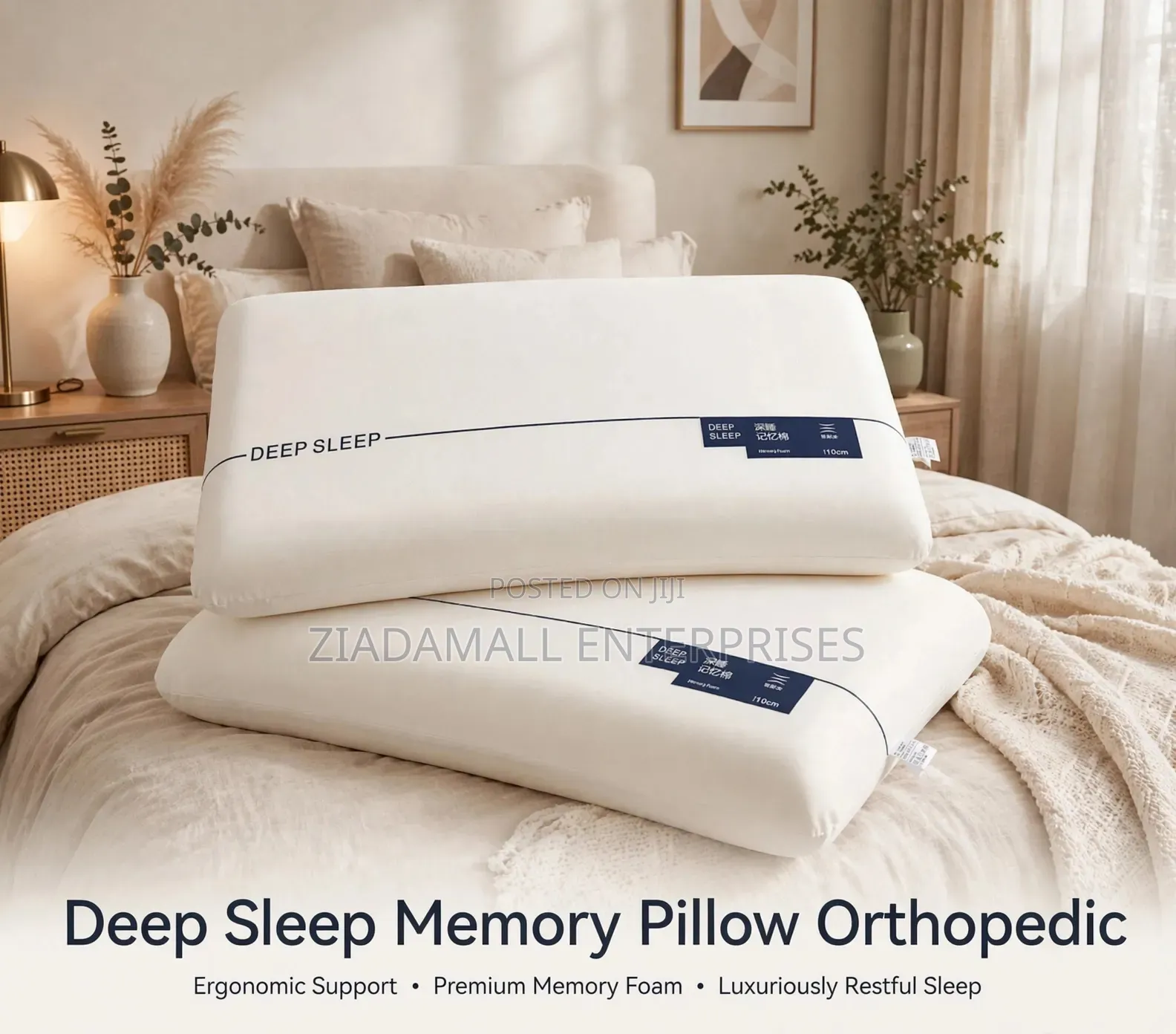 Deep Sleep Memory Pillow - Orthopedic Foam Pillow