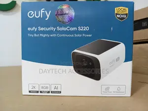Eufy Security SoloCam S220 Solar-Powered Outdoor Security Camera.