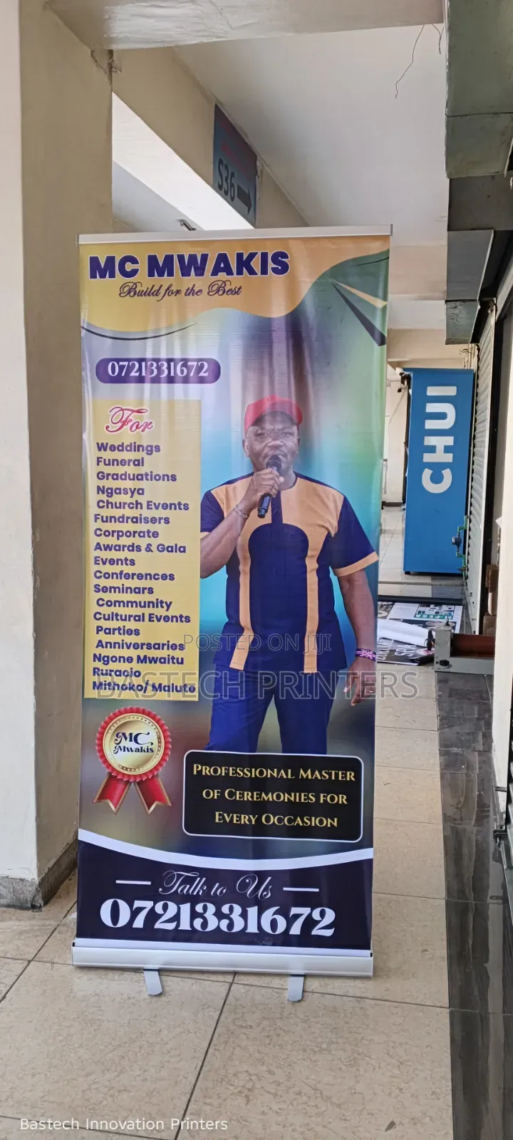 Quality Narrow Base Roll Up Banner Printing