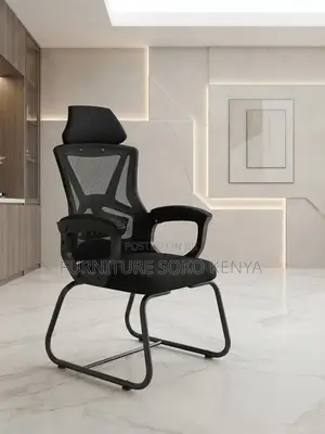 Office Chairs; High Backrest Office Seat With Fixed Armrest