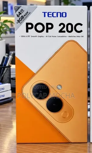 New Tecno Pop 20 64 GB Black