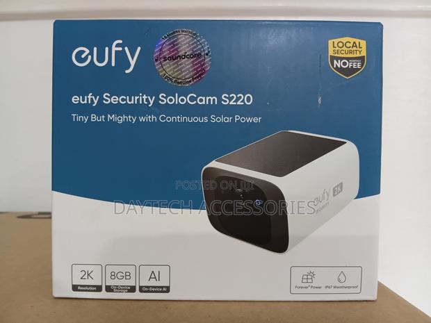 Eufy Security S220 SoloCam Solar Security Camera - Black - thumbnail 2