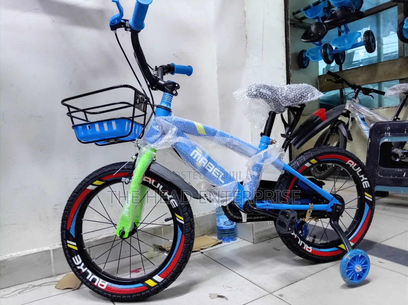 Prefered Size 16(4-7yrs Kids Bike) Blue Unisex