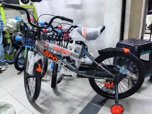 Blackish Kids Size 20 Bicycle With Training Wheels