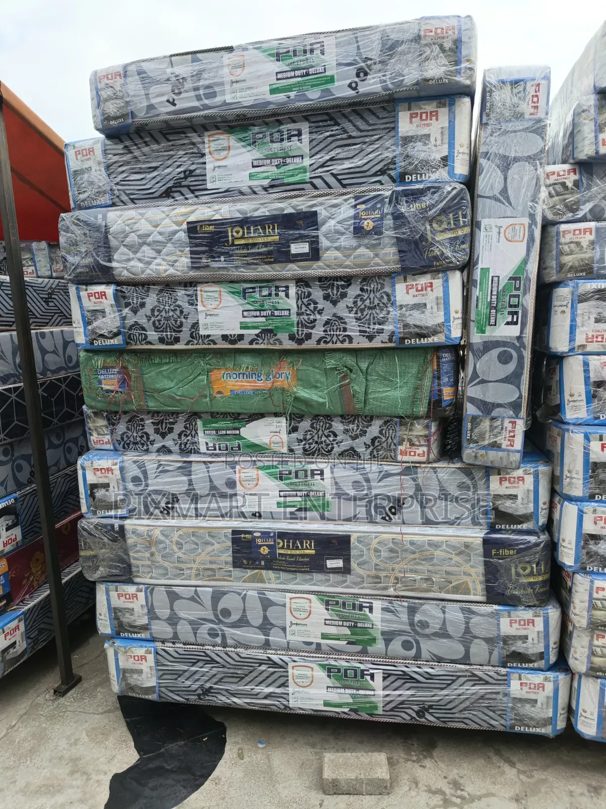 Poa Jumbo Foam Mattress 5x6, 8 Inches Medium Density Plain