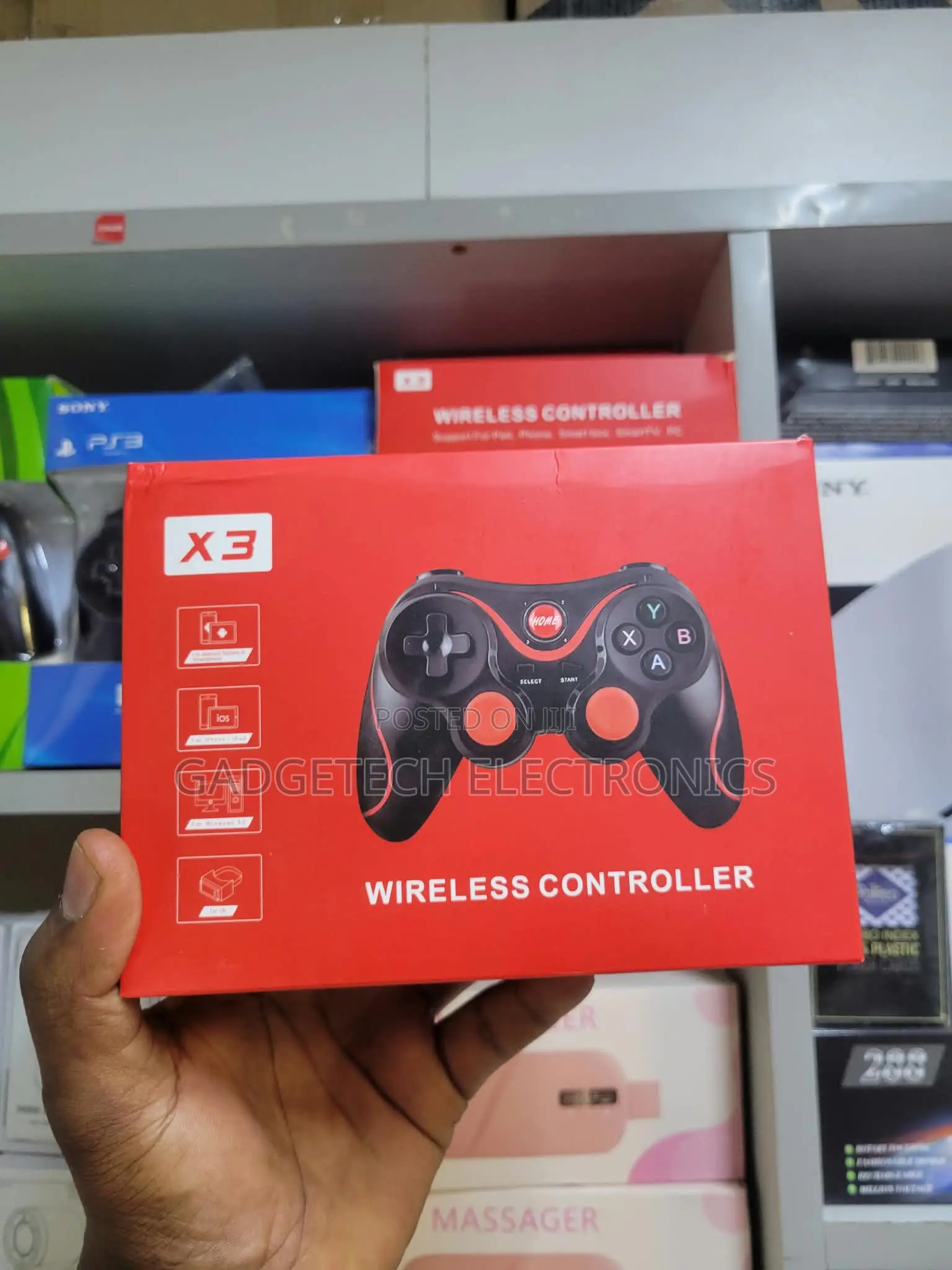 X3 Wireless Bluetooth Video Game Controller