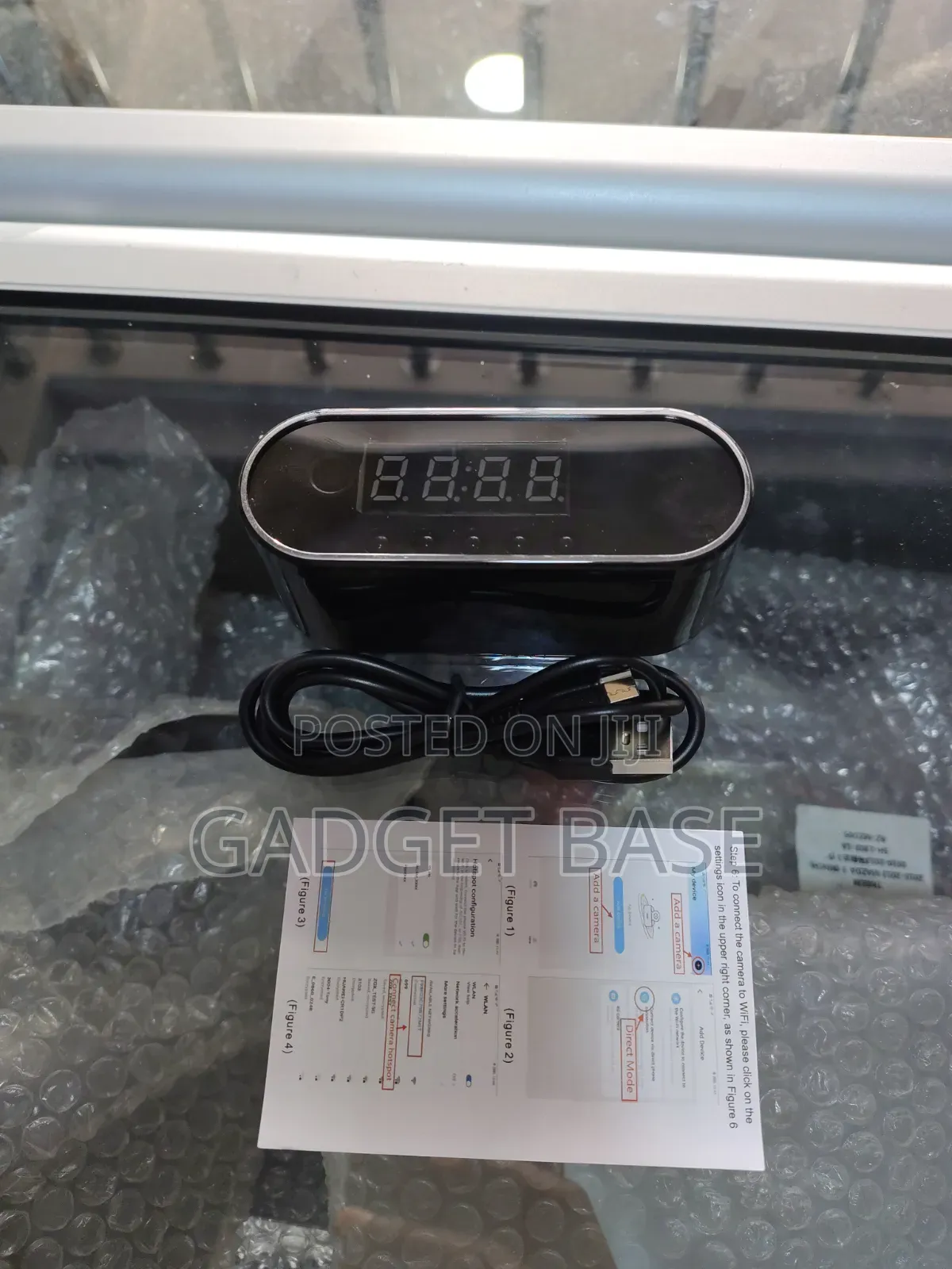HD WiFi Digital Clock Camera
