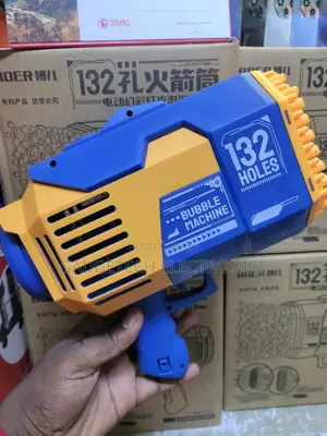 132 Holes Rechargeable Bubbles Machine