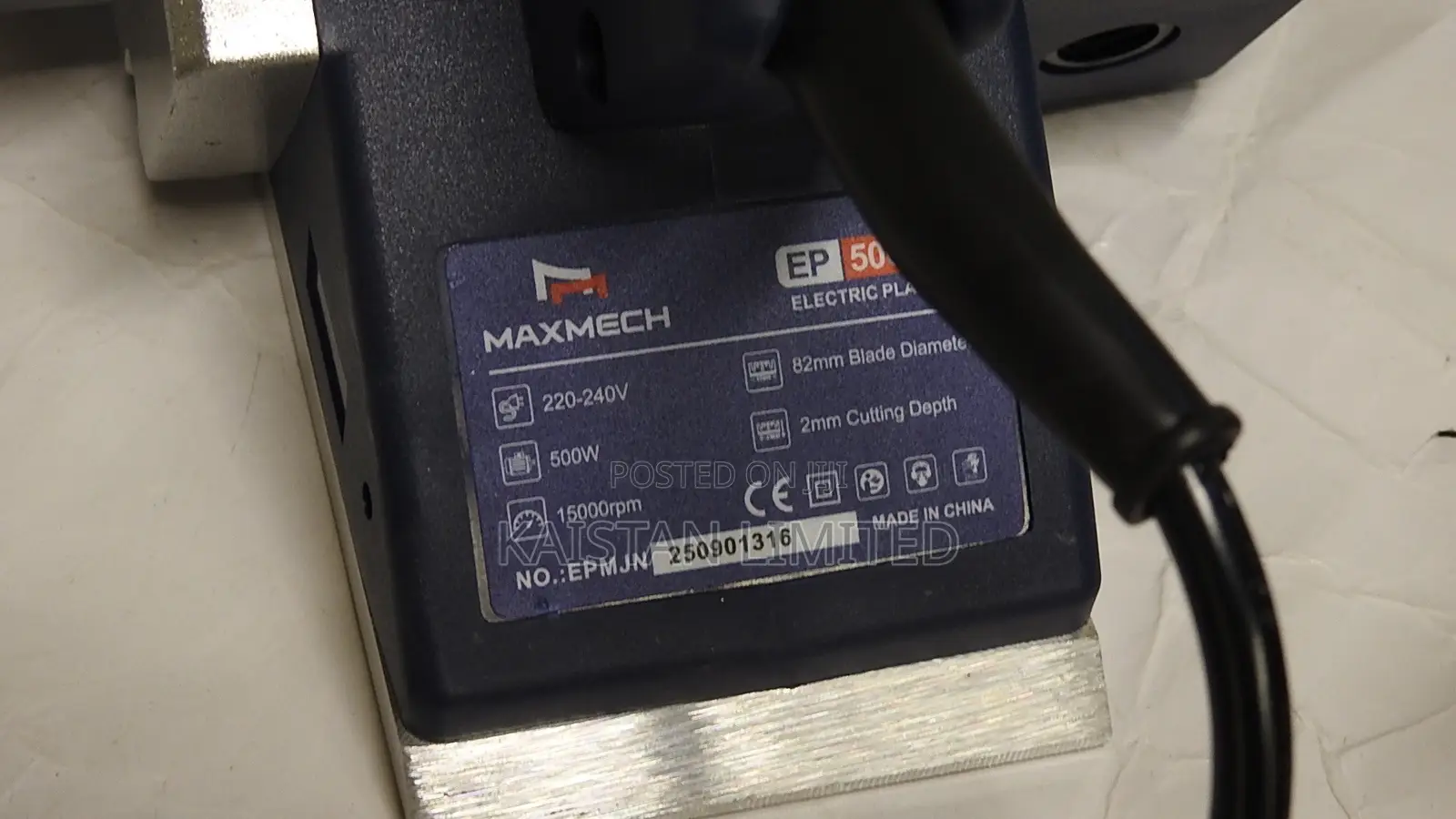Maxmech Electric Planer 500W – Power Wood Planing Machine 82mm