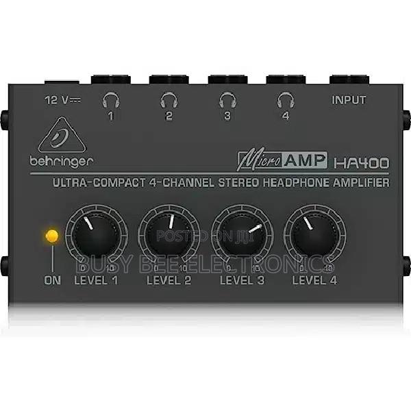 Behringer HA 400 Headphone Amplifier - main view